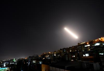 Syrian air defences intercept Israeli missiles in Aleppo | Syrian air defences intercept Israeli missiles in Aleppo