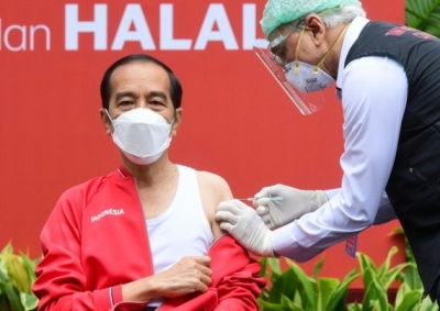 Indonesian Prez receives 2nd dose of Covid vaccine | Indonesian Prez receives 2nd dose of Covid vaccine