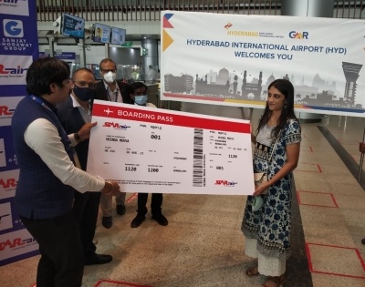 Star Air's maiden flight connects Hyderabad to Jamnagar | Star Air's maiden flight connects Hyderabad to Jamnagar