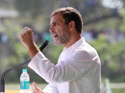 Rahul accuses NDA govt of 'crony capitalism and enslaving farmers' | Rahul accuses NDA govt of 'crony capitalism and enslaving farmers' Rahul accuses NDA govt of 'crony capitalism and enslaving farmers' | Rahul accuses NDA govt of 'crony capitalism and enslaving farmers'
