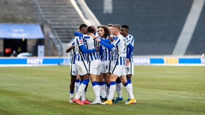 Hertha gain vital points with 3-0 win over Leverkusen | Hertha gain vital points with 3-0 win over Leverkusen