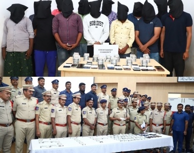 Cyberabad police bust fake currency racket, 13 held | Cyberabad police bust fake currency racket, 13 held