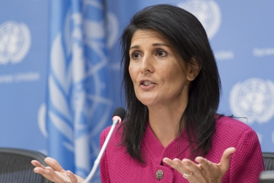 Nikki Haley says 'America not Racist', terms Biden & Trump 'twin threats to democracy' | Nikki Haley says 'America not Racist', terms Biden & Trump 'twin threats to democracy'