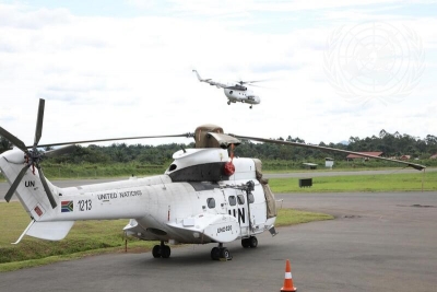 6 Pakistani UN peacekeepers killed when copter goes down in Congo | 6 Pakistani UN peacekeepers killed when copter goes down in Congo