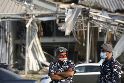 Part of Beirut port silos collapses after weeks of fire | Part of Beirut port silos collapses after weeks of fire Part of Beirut port silos collapses after weeks of fire | Part of Beirut port silos collapses after weeks of fire