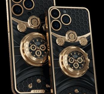 Caviar designs Rs 1.1 cr iPhone 14 Pro with Rolex Daytona watch on its back | Caviar designs Rs 1.1 cr iPhone 14 Pro with Rolex Daytona watch on its back Caviar designs Rs 1.1 cr iPhone 14 Pro with Rolex Daytona watch on its back | Caviar designs Rs 1.1 cr iPhone 14 Pro with Rolex Daytona watch on its back