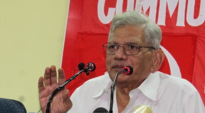 BJP trying to make opposition-less country, claims Yechury | BJP trying to make opposition-less country, claims Yechury