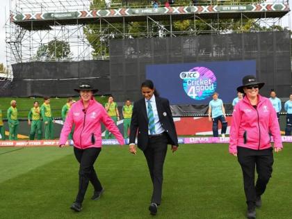 ICC announces landmark equal match-day pay for female match officials | ICC announces landmark equal match-day pay for female match officials