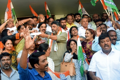 Cong prez poll: Party's K'taka unit celebrates Kharge's win | Cong prez poll: Party's K'taka unit celebrates Kharge's win