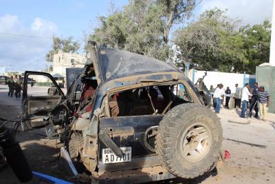 5 killed in Somali suicide bombing | 5 killed in Somali suicide bombing