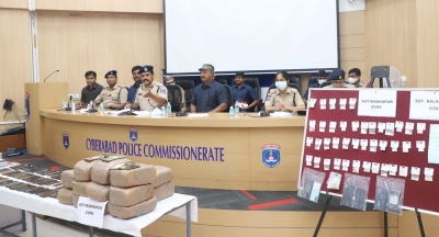 MDMA, ganja seized, 11 peddlers held in Hyderabad | MDMA, ganja seized, 11 peddlers held in Hyderabad