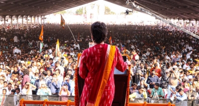 Priyanka rains more promises in UP: 20L jobs to youth, free bus travel for women | Priyanka rains more promises in UP: 20L jobs to youth, free bus travel for women