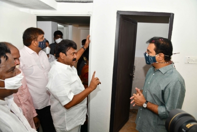 KTR inaugurates houses built under 2BHK Dignity Housing scheme | KTR inaugurates houses built under 2BHK Dignity Housing scheme