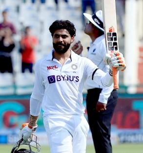 1st Test: Jadeja leads the way with an unbeaten 175 as India declare at 574/8 | 1st Test: Jadeja leads the way with an unbeaten 175 as India declare at 574/8