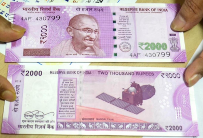 Over 97 per cent of Rs 2,000 banknotes returned: RBI | Over 97 per cent of Rs 2,000 banknotes returned: RBI