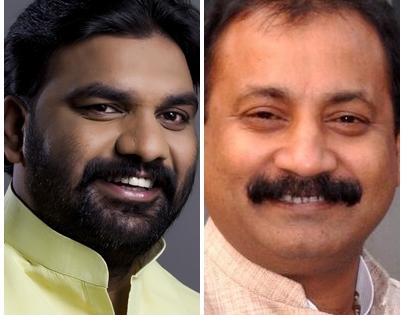 Bihar minister shares stage with state BJP chief in Patna | Bihar minister shares stage with state BJP chief in Patna Bihar minister shares stage with state BJP chief in Patna | Bihar minister shares stage with state BJP chief in Patna