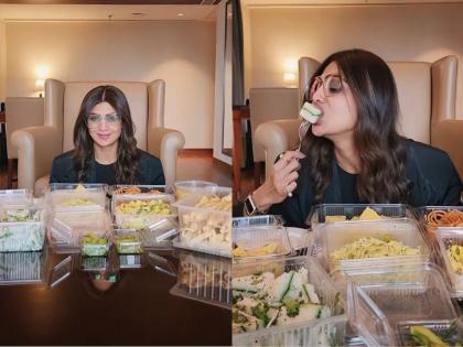 Shilpa Shetty binges on Gujarati food, says 'this is worth to cheat' | Shilpa Shetty binges on Gujarati food, says 'this is worth to cheat' Shilpa Shetty binges on Gujarati food, says 'this is worth to cheat' | Shilpa Shetty binges on Gujarati food, says 'this is worth to cheat'