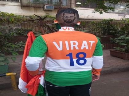 Fan of Virat Kohli engraves Indian skipper's face on his head | Fan of Virat Kohli engraves Indian skipper's face on his head