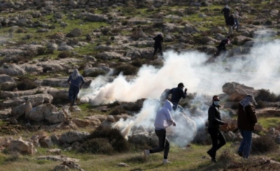 7 wounded in West Bank clashes with Israeli soldiers | 7 wounded in West Bank clashes with Israeli soldiers
