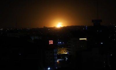 Israel strikes Gaza military posts in response to rockets firing | Israel strikes Gaza military posts in response to rockets firing