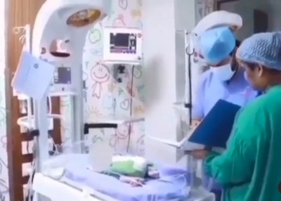 Debina Bonnerjee shares video of 'miracle baby' | Debina Bonnerjee shares video of 'miracle baby'