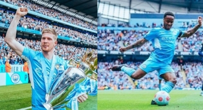 Man City players hail Premier League title win as 'unbelievable achievement' | Man City players hail Premier League title win as 'unbelievable achievement'