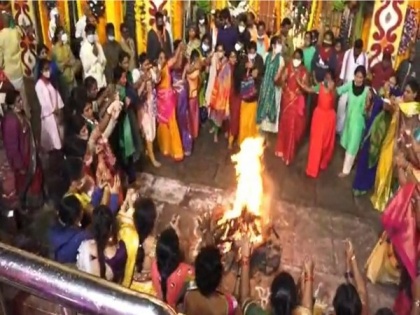 Bhogi festival celebrated in Tirupati | Bhogi festival celebrated in Tirupati