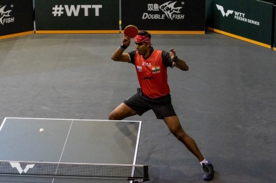 Achanta Sharath Kamal wins gold, Sathiyan clinches bronze in men's singles table tennis | Achanta Sharath Kamal wins gold, Sathiyan clinches bronze in men's singles table tennis