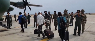 28 S.Korean nationals from war-torn Sudan on way back home: Defence Ministry | 28 S.Korean nationals from war-torn Sudan on way back home: Defence Ministry