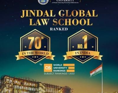 Jindal Global Law School ranks 70th globally, No. 1 in India | Jindal Global Law School ranks 70th globally, No. 1 in India
