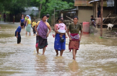 7 killed, over 2L hit in pre-monsoon flood in Assam | 7 killed, over 2L hit in pre-monsoon flood in Assam