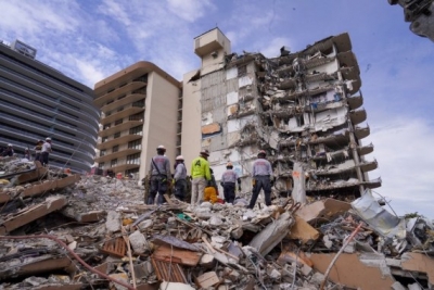 Search operations end at Florida building collapse site | Search operations end at Florida building collapse site