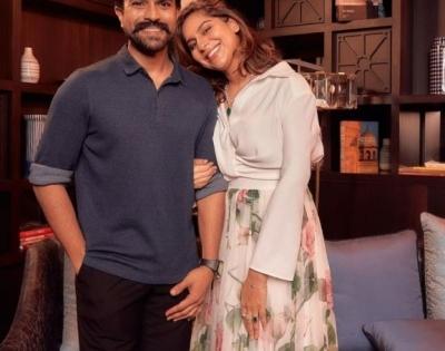 Viral: Ram Charan's wife Upasana enjoys RRR benefit show | Viral: Ram Charan's wife Upasana enjoys RRR benefit show Viral: Ram Charan's wife Upasana enjoys RRR benefit show | Viral: Ram Charan's wife Upasana enjoys RRR benefit show