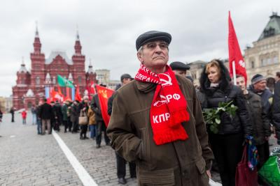 Russians mark Lenin's 150th b'day despite lockdown | Russians mark Lenin's 150th b'day despite lockdown