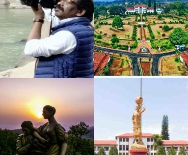 Tourists make a beeline to welcome New Year at Netarhat's monument to love | Tourists make a beeline to welcome New Year at Netarhat's monument to love