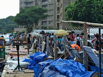 Haryana authorities demolish Banjara Market | Haryana authorities demolish Banjara Market