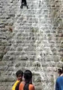Youth tries to climb Karnataka dam face, falls 30 feet | Youth tries to climb Karnataka dam face, falls 30 feet Youth tries to climb Karnataka dam face, falls 30 feet | Youth tries to climb Karnataka dam face, falls 30 feet