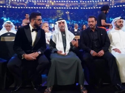 IIFA 2020: Pic of Salman, Abhishek sitting together goes viral | IIFA 2020: Pic of Salman, Abhishek sitting together goes viral