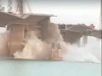 Bihar govt notice to construction company over bridge collapse, executive engineer suspended | Bihar govt notice to construction company over bridge collapse, executive engineer suspended Bihar govt notice to construction company over bridge collapse, executive engineer suspended | Bihar govt notice to construction company over bridge collapse, executive engineer suspended