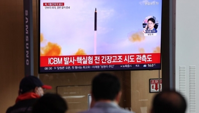 NKorea fires 2 short-range ballistic missiles toward East Sea: SKorean military | NKorea fires 2 short-range ballistic missiles toward East Sea: SKorean military