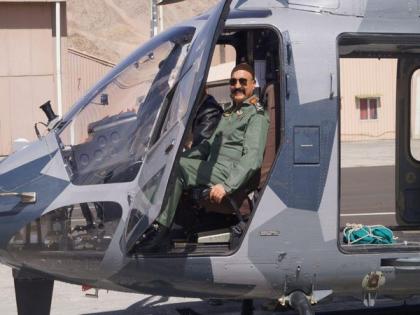 Lt Gen AK Suri flies test sortie in Light Utility Helicopter, trial successfully completed | Lt Gen AK Suri flies test sortie in Light Utility Helicopter, trial successfully completed