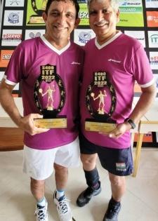 ITF Mumbai Tennis: Mayur Vasant completes double; Suresh claims 65+ title | ITF Mumbai Tennis: Mayur Vasant completes double; Suresh claims 65+ title