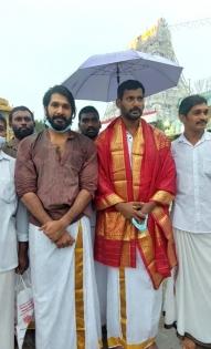 Vishal walks to Tirupati to offer prayers before 'Enemy' release | Vishal walks to Tirupati to offer prayers before 'Enemy' release