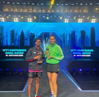WTT Contender Doha: G Sathiyan-Manika Batra clinch mixed doubles silver | WTT Contender Doha: G Sathiyan-Manika Batra clinch mixed doubles silver