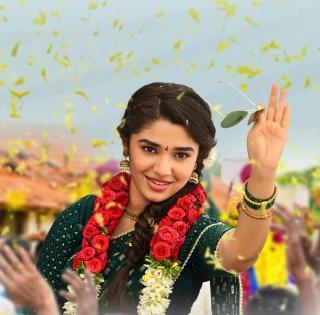 Krithi Shetty's first look unveils her perky role in 'Bangarraju' | Krithi Shetty's first look unveils her perky role in 'Bangarraju' Krithi Shetty's first look unveils her perky role in 'Bangarraju' | Krithi Shetty's first look unveils her perky role in 'Bangarraju'
