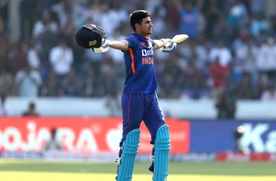 1st ODI: Shubman Gill's magnificent double century propels India to massive 349/8 against NZ | 1st ODI: Shubman Gill's magnificent double century propels India to massive 349/8 against NZ
