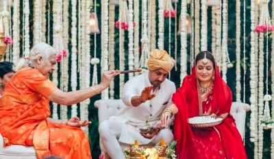 Dia Mirza's wedding ceremony used 'completely biodegradable' material | Dia Mirza's wedding ceremony used 'completely biodegradable' material