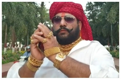 Gold man of Bihar visits Vidhan Sabha in Patna | Gold man of Bihar visits Vidhan Sabha in Patna Gold man of Bihar visits Vidhan Sabha in Patna | Gold man of Bihar visits Vidhan Sabha in Patna