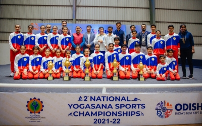 Maharashtra crowned champion at National Yogasana Championship | Maharashtra crowned champion at National Yogasana Championship