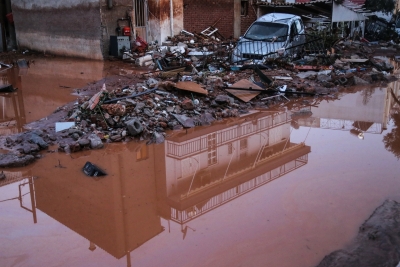 Greece hit by torrential rain, dozens evacuated | Greece hit by torrential rain, dozens evacuated